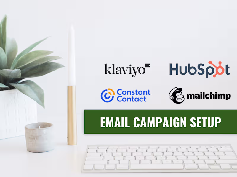 Cover image for Email Campaign Setup & Welcome Sequence