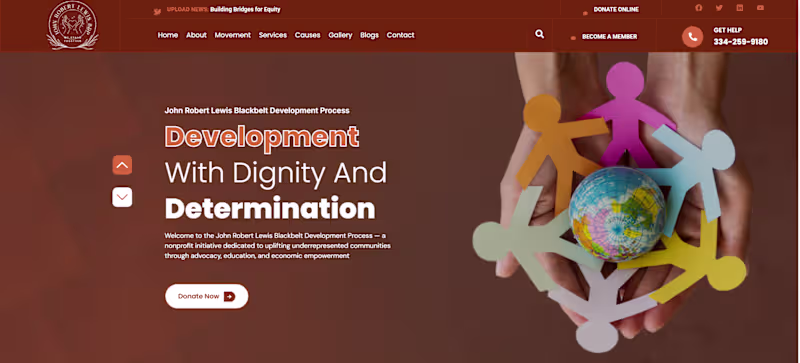 Cover image for Designed & developed JRL BD Process’s website—clean legal-se...