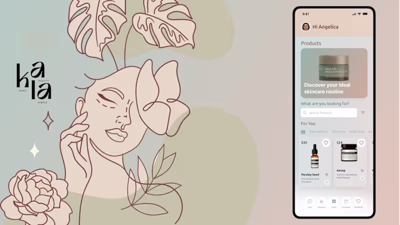 Cover image for Skincare and Wellness App Design