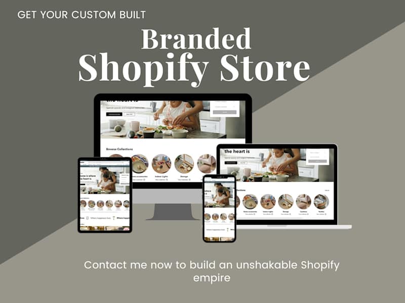 Cover image for I will build profitable branded Shopify store for your brand