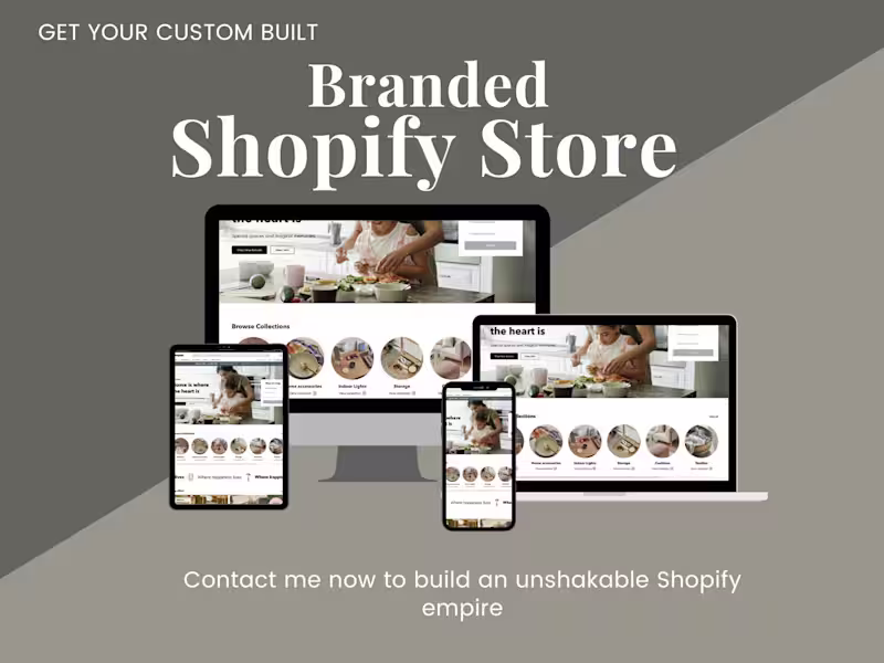 Cover image for I will build profitable branded Shopify store for your brand