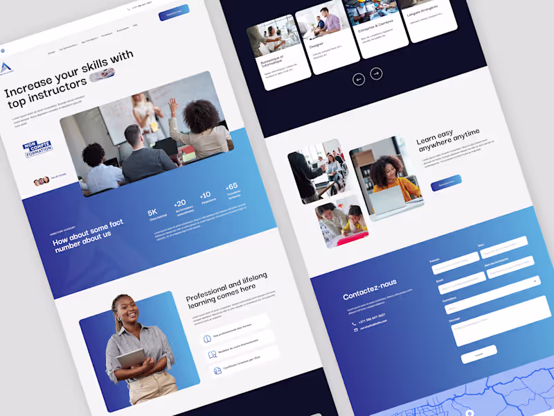 Cover image for Ambition Academy : Corporate Training Academy Website