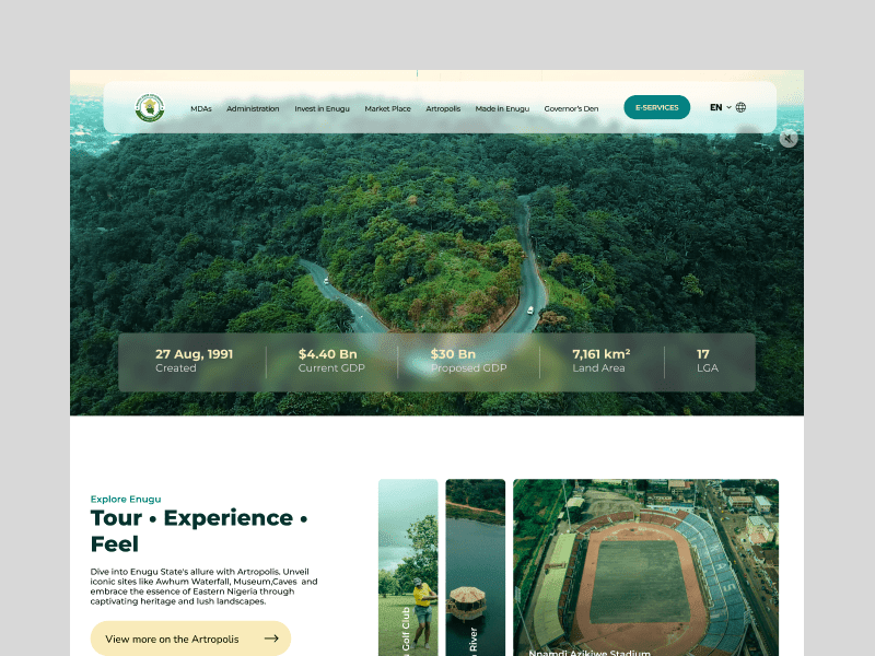Cover image for Enugu State E-governance Website