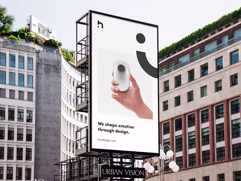 Cover image for Brand Identity Design for HUE, a leading product design agency.