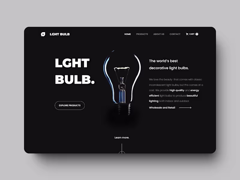 Cover image for LGHT - web design and development