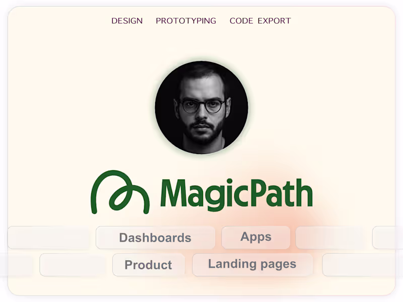 Cover image for Landing page design developnent and code export - Magicpath