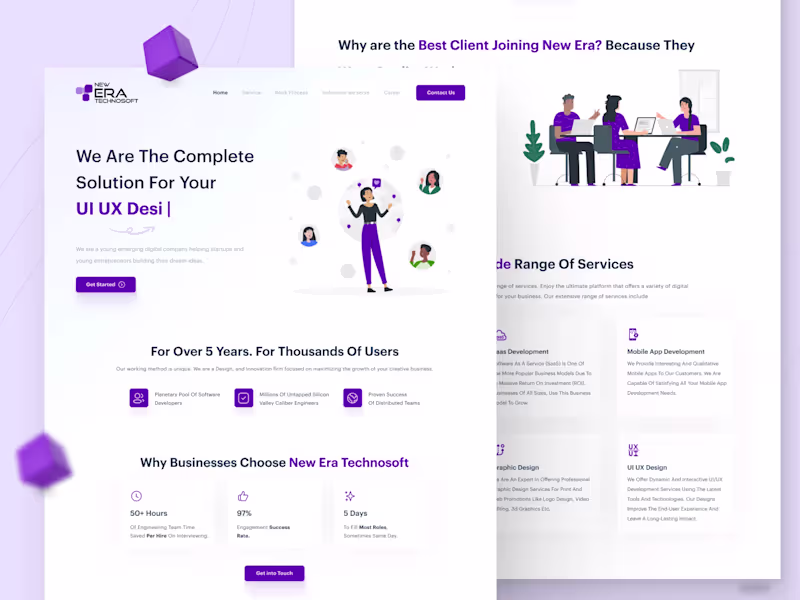 Cover image for Website UI Design