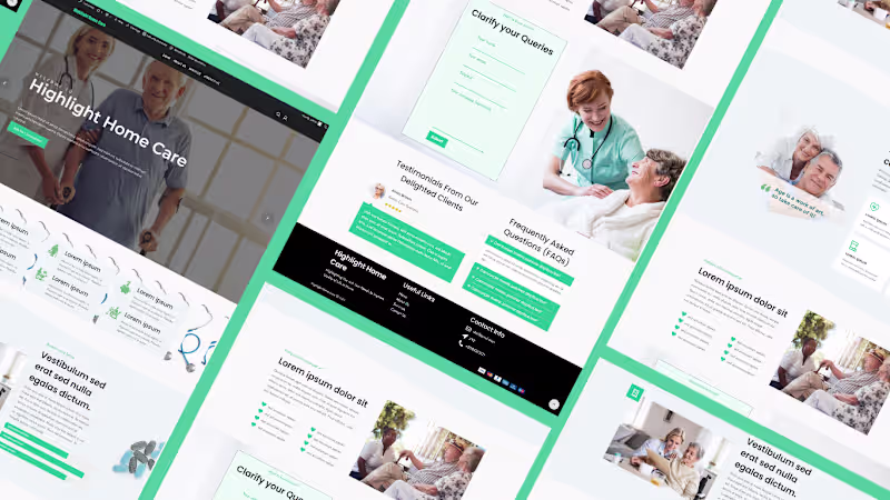 Cover image for Healthcare and homecare website design | Wordpress Elementor