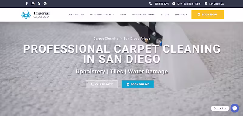 Cover image for Web development for Cleaning service
