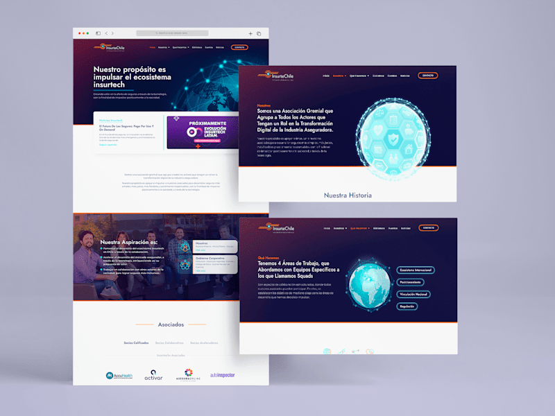 Cover image for Insurtechile - Web Design 