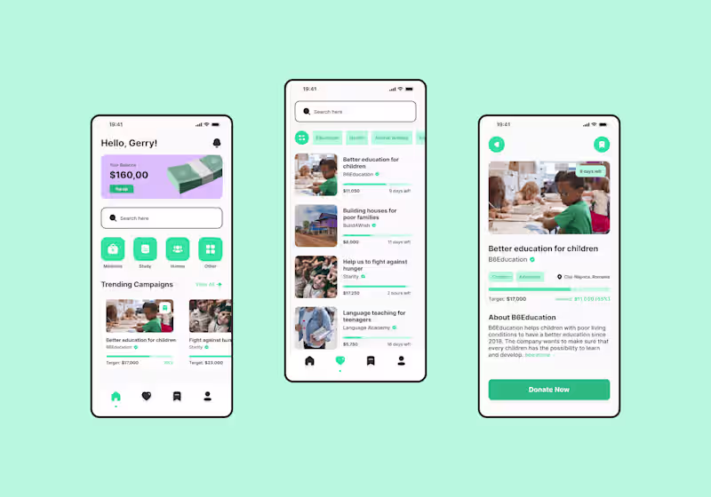 Cover image for App/Web Design with clear and modern visuals in Figma