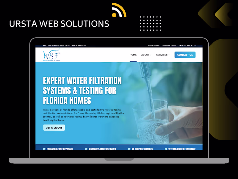 Cover image for Comprehensive SEO Audit for Water Solutions of Florida