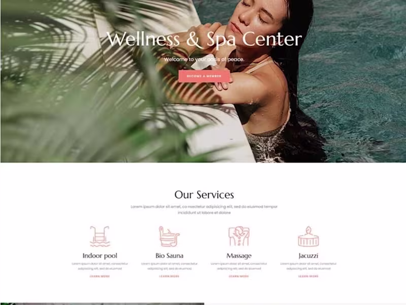 Cover image for Modern Spa & Beauty Website with Booking Integration