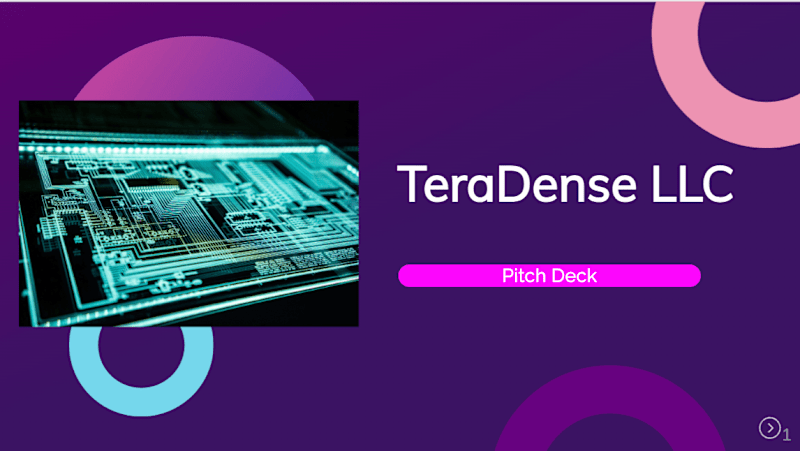 Cover image for Pitch Deck Design For Tera Dense LLC