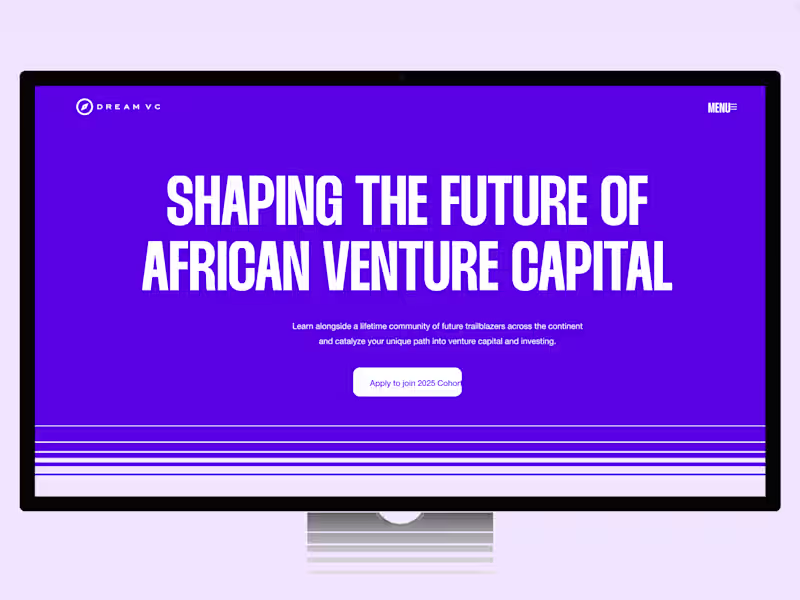 Cover image for Redesigning Dream VC's Flagship Website