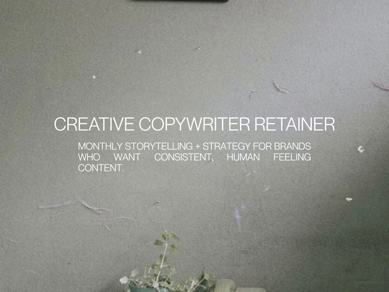 Cover image for Creative Copywriting Retainer