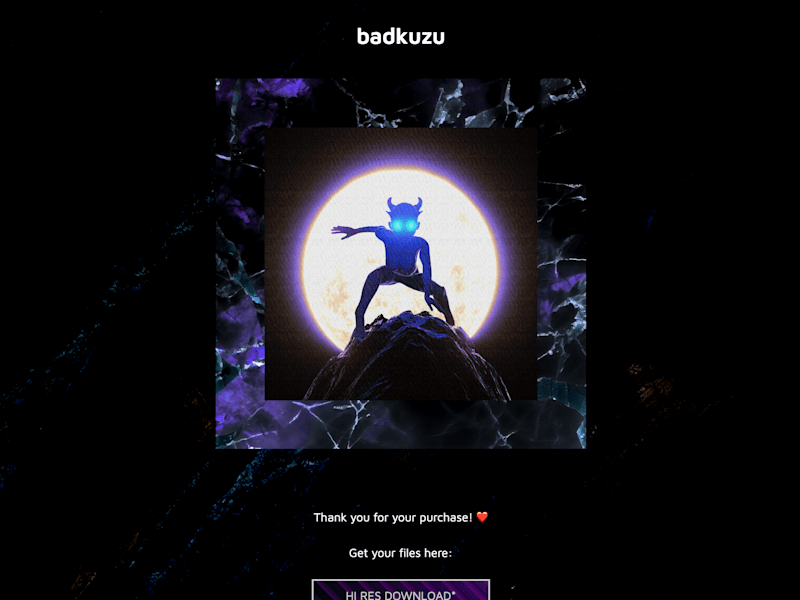 Cover image for badkuzu homepage + webshop