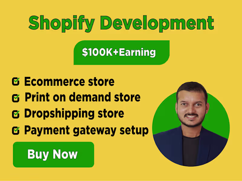 Cover image for Shopify Ecommerce Store | Dropshipping Store