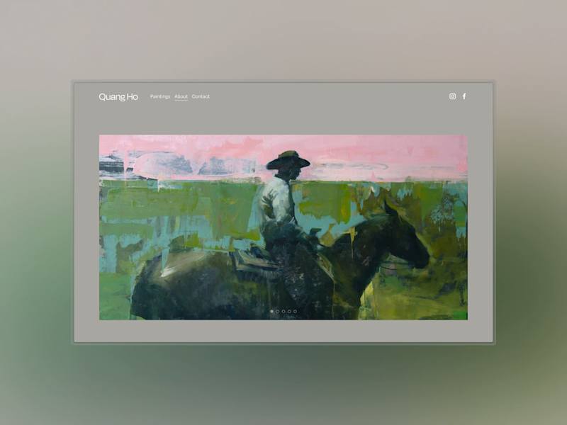 Cover image for Quang Ho Squarespace Website