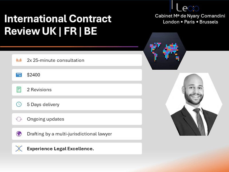 Cover image for Consultation and Legal Review for Your International Contract