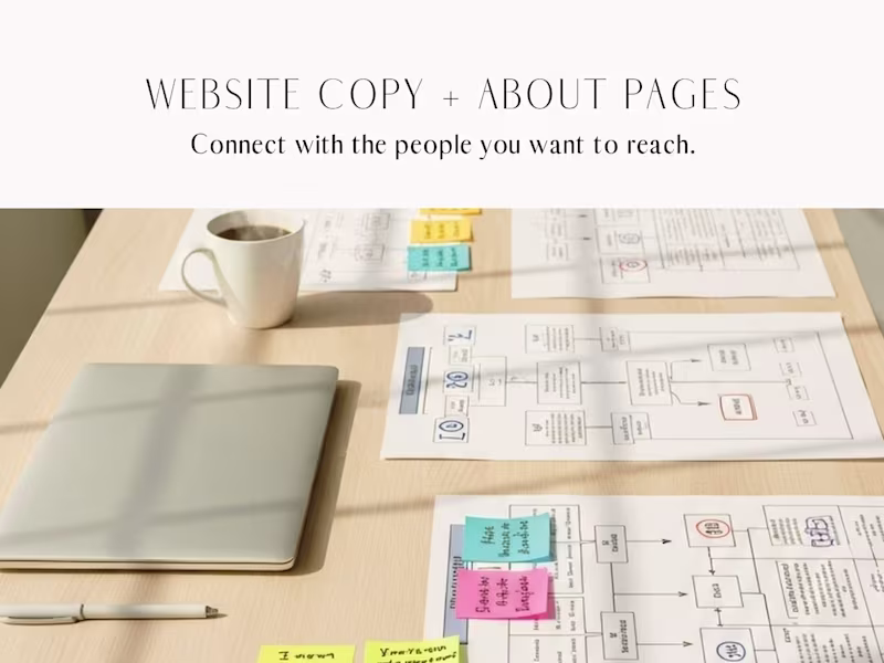 Cover image for Website Copy & About Pages
