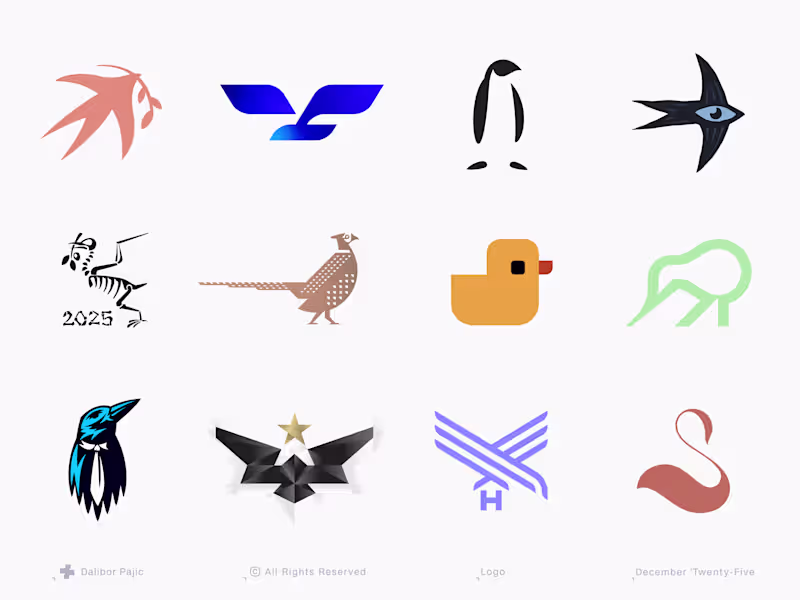 Cover image for Bird logo collection (No actual bird was harmed in the makin...