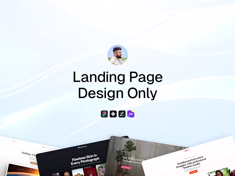 Cover image for Landing Page That Converts - Design Only (Figma File)