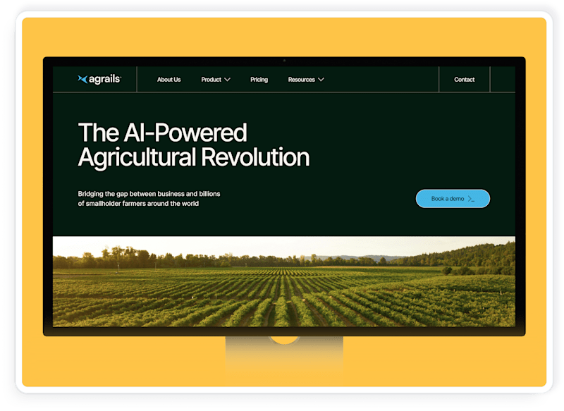 Cover image for AI-Powered Web Experience for Agrails