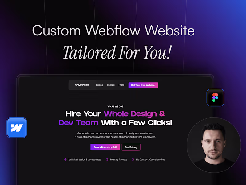 Cover image for Webflow Landing Page