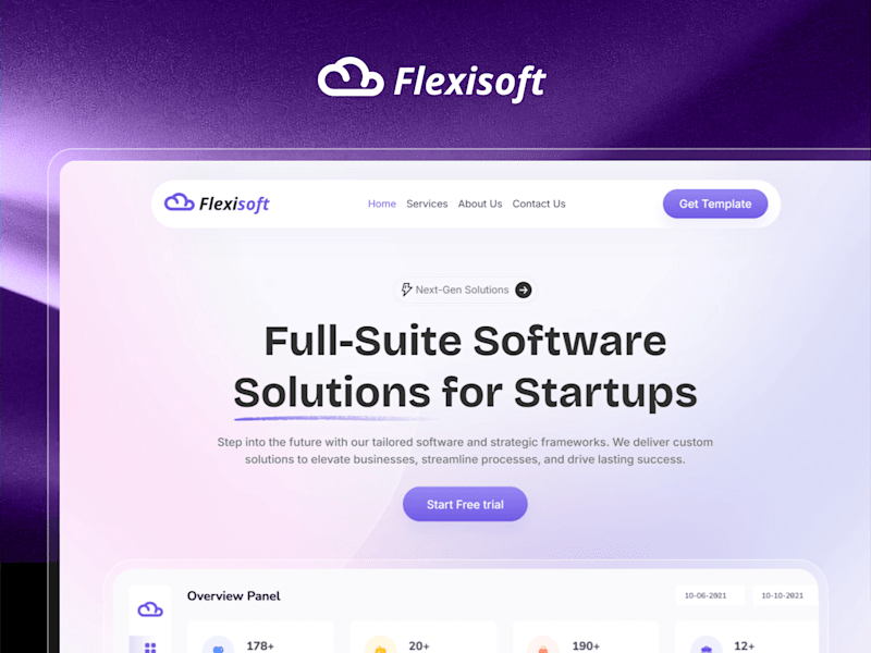 Cover image for Flexisoft : SaaS Website Framer Template