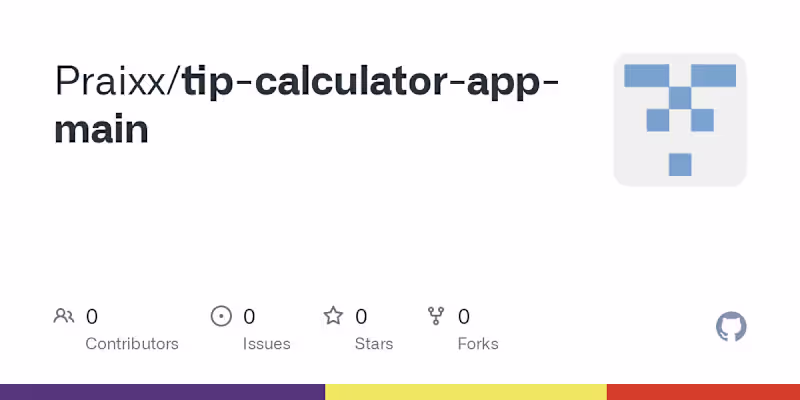 Cover image for Praixx/tip-calculator-app-main