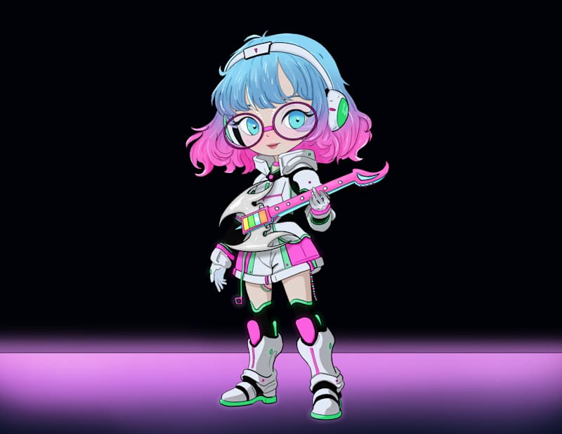 Cover image for Chibi- Combat character