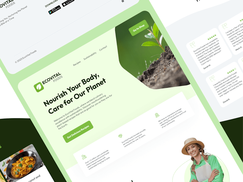 Cover image for Professional and beautiful landing page designs