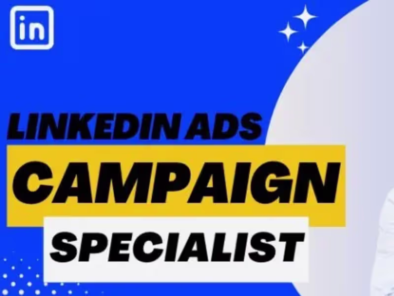 Cover image for I will be your linkedin ads campaign manager