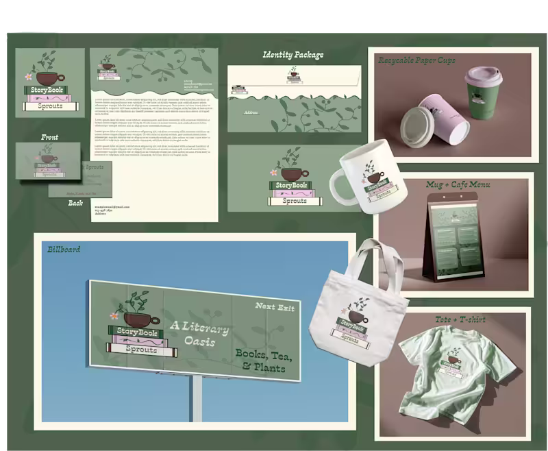 Cover image for StoryBook Sprouts Branding Project