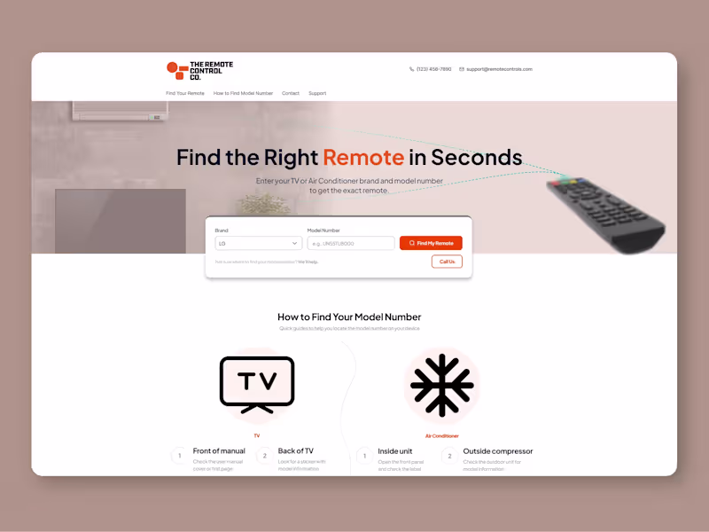 Cover image for Remote Finder Website Redesign