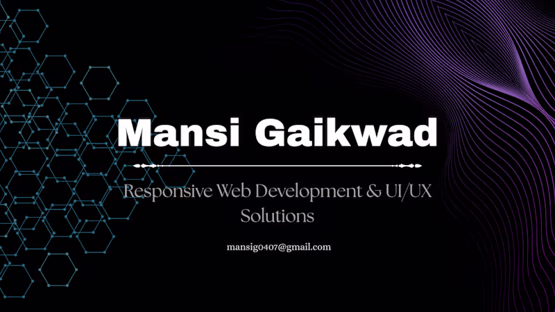 Cover image for Responsive Website Audit & Mobile-View Fix (+ Performance Check)