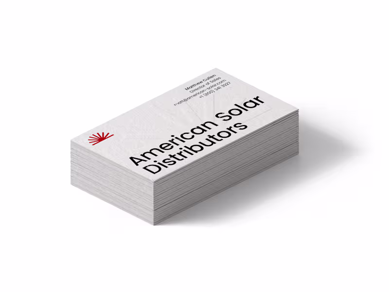 Cover image for Logo Design - American Solar Distributors