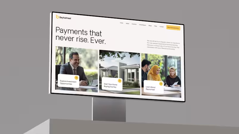 Cover image for Baytulmaal Website Design & Development