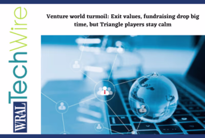 Cover image for Venture world turmoil: Exit values, fundraising drop big time, …