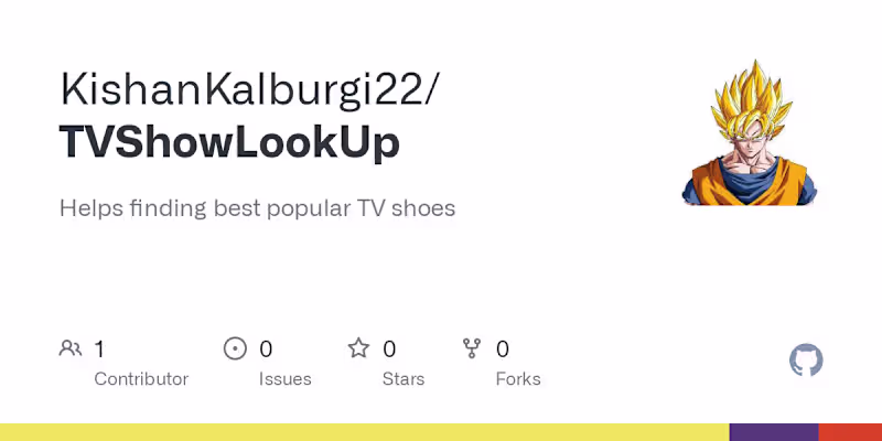 Cover image for TVShowLookUp