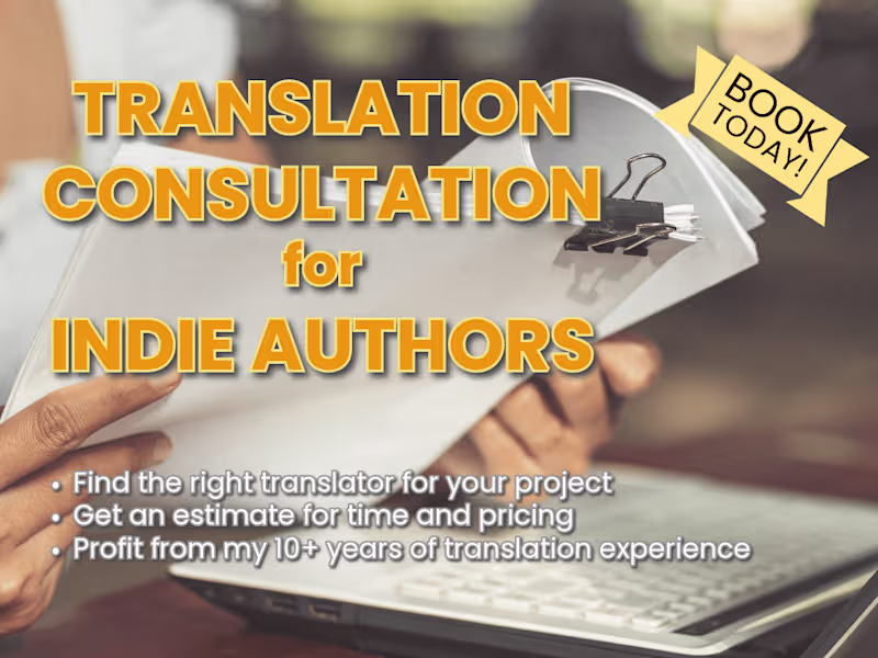 Cover image for Translation Consultation for Indie Authors