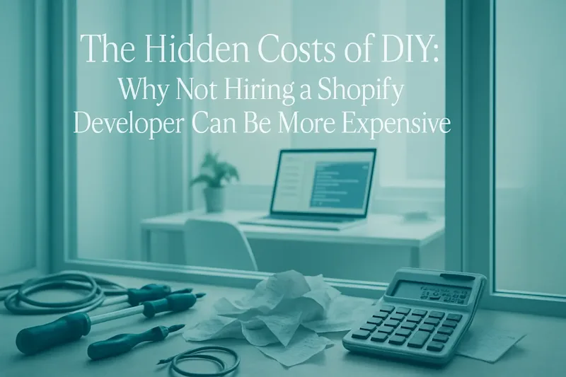 Cover image for The Hidden Costs of DIY: Why Not Hiring a Shopify Developer Can Be More Expensive