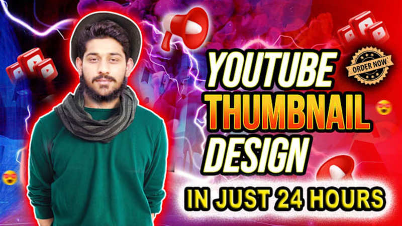 Cover image for I will design amazing YouTube thumbnails that attract viewers