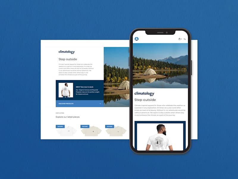 Cover image for An e-commerce site built in webflow