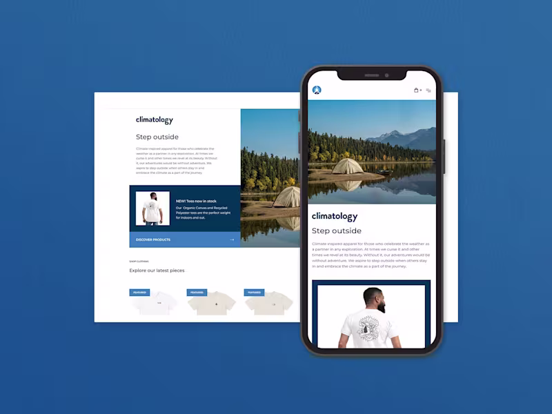 Cover image for An e-commerce site built in webflow
