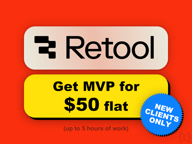 Cover image for Retool MVP App Development