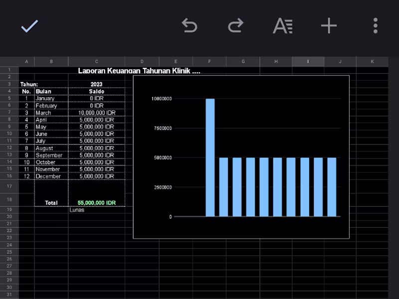 Cover image for Simple Expenses / Financial Report using excel 