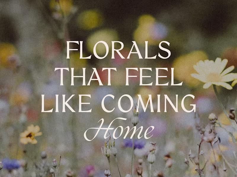 Cover image for Florals that feel like coming home. Inspired by 18th-century...