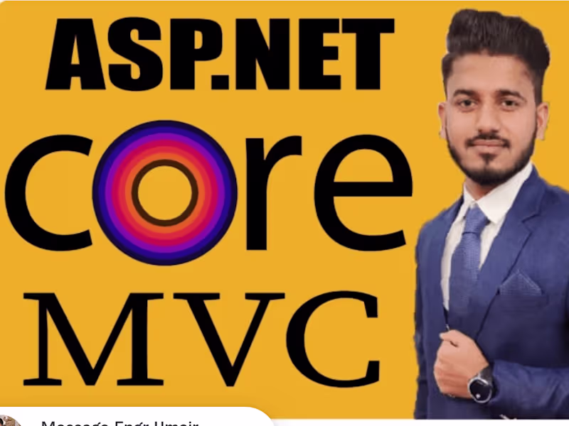 Cover image for I will develop asp net mvc 5 web application